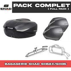 PACK-H0CX-D0B58/36200 : Shad SH58X/SH36 Luggage Pack Honda NX500