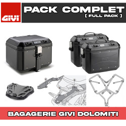 PACK-1171-DLMB : Givi Dolomiti Black Luggage Pack Honda NX500