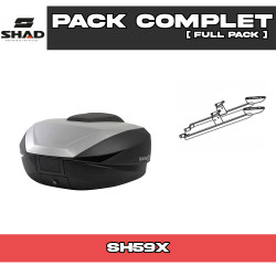 PACK-H0CX56ST-D0B59200 : Pacchetto Top-Case Shad SH59X Honda NX500