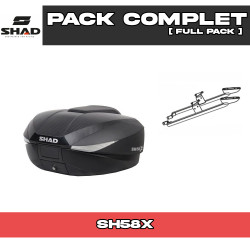 PACK-H0CX56ST-D0B58206 : Pacchetto Top-Case Shad SH58X Honda NX500