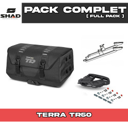 PACK-H0CX56ST-X0TR50 : Pacchetto Borsa da Sella Shad TR50 Honda NX500