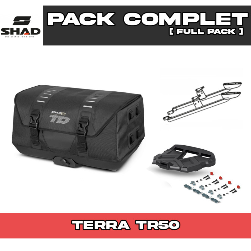 PACK-H0CX56ST-X0TR50 : Pacchetto Borsa da Sella Shad TR50 Honda NX500