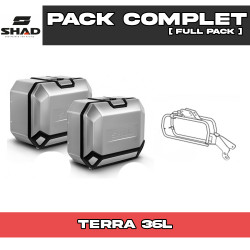 PACK-H0ICX594P-D0TR36100L/R : Pack Valises latérales Shad Terra 36L Alu Honda NX500