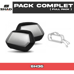 PACK-H0ICX594P-D0B35200 : Pacco Valigie Laterali Shad SH35 Honda NX500