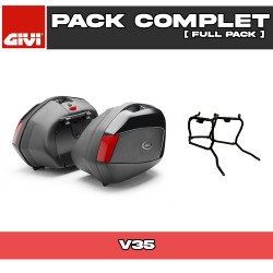 PACK-PLX1171-V35N : Givi V35 Seitenkoffer-Set Honda NX500