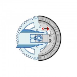 K250-06-N18-D00 : Carter de cadena Karter Honda NX500