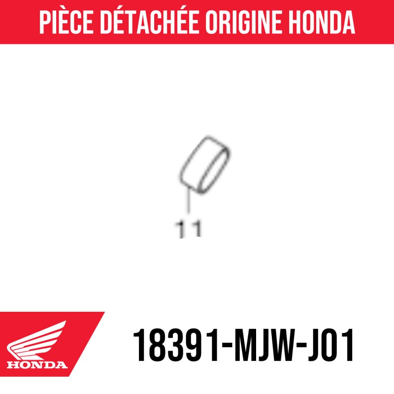 18391-MJW-J01 : Guarnizione del collettore di scarico Honda Honda NX500